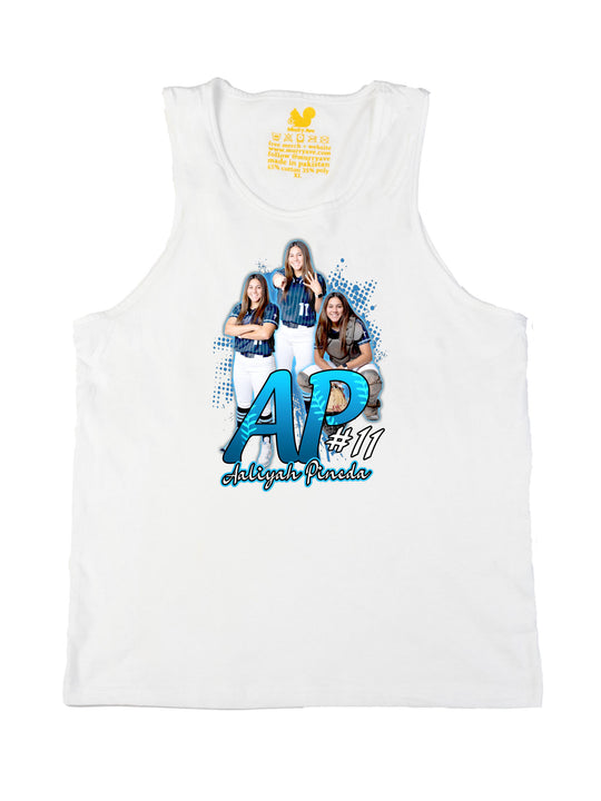 Aaliyah Pineda Initials Tank Top