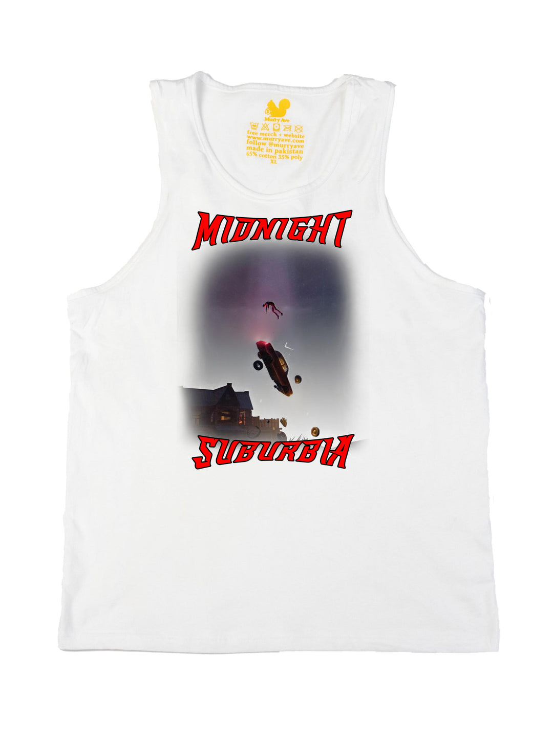 Midnight Suburbia Art A Tank Top