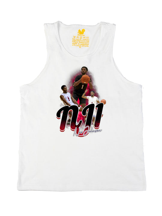 Nas Johnson Initials Tank Top