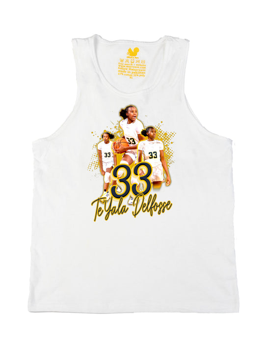 TeYala Delfosse Initials Tank Top
