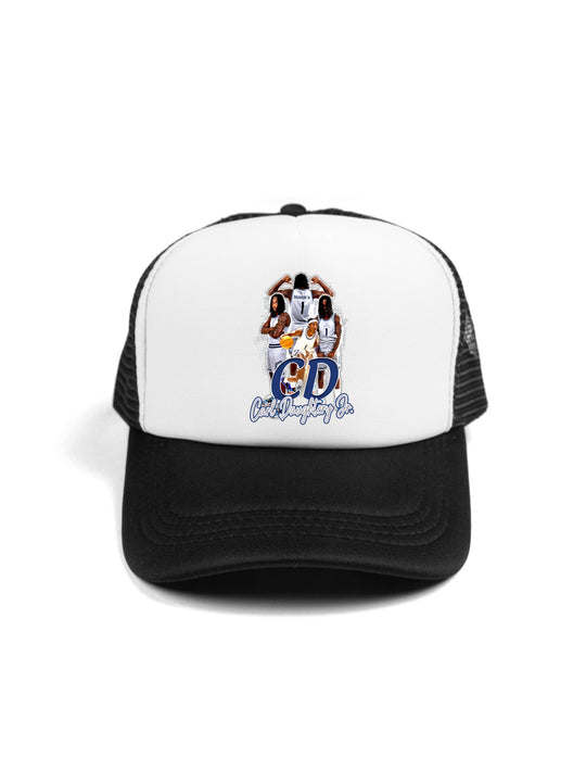 Carl Daughtery Jr Initials Trucker Hat