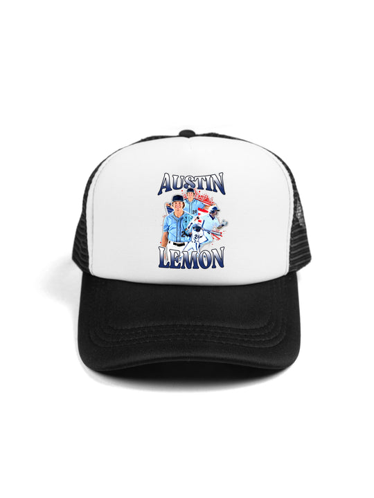 Austin Lemon Collage Trucker Hat