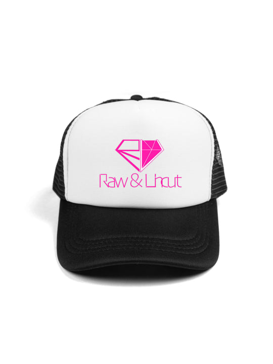 Raw and Uncut Pink Trucker Hat
