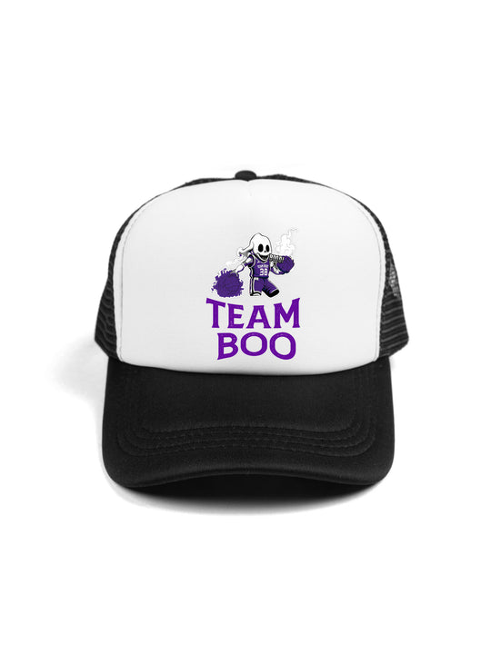 Team Boo Ghost Player Logo Trucker Hat