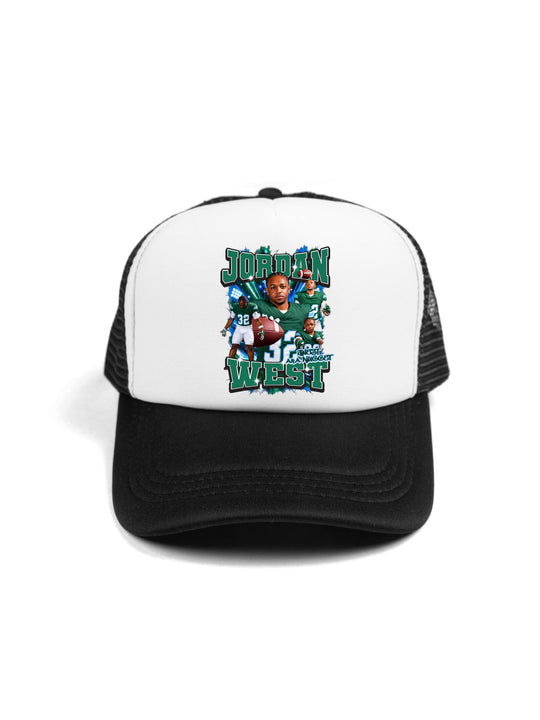 Jordan West Collage Trucker Hat