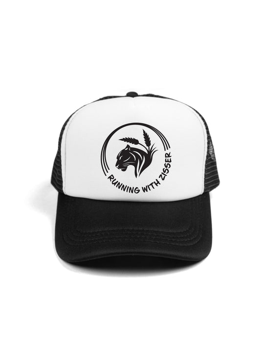 Run Zisser Logo - Bulk  Trucker Hat