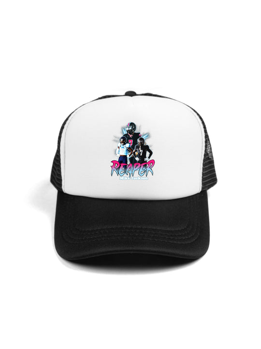 Mike Jackson Collage Trucker Hat