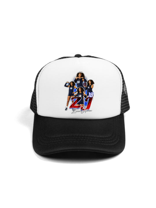 Zenai Jethroe Initials Trucker Hat