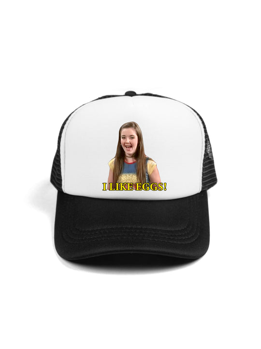 I like Eggs Logo Trucker Hat