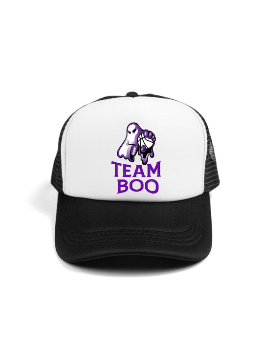 Team Boo Ghost Logo Trucker Hat