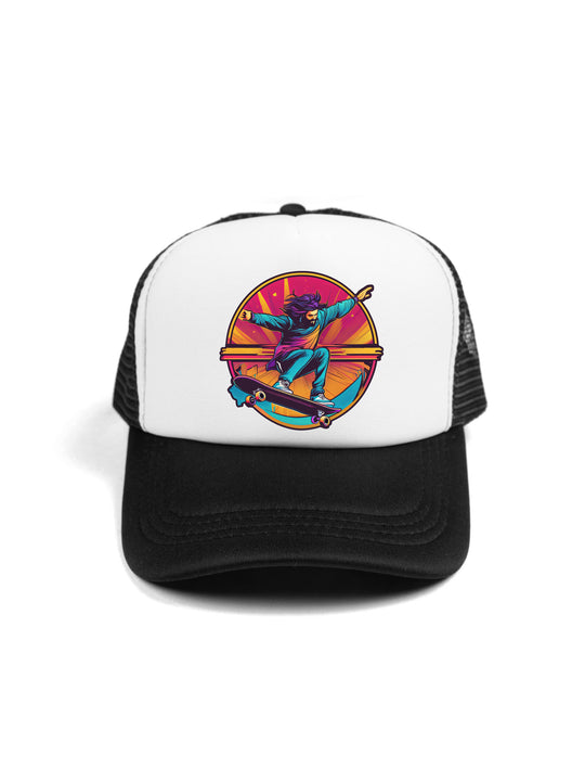 Jesus Skates Trucker Hat