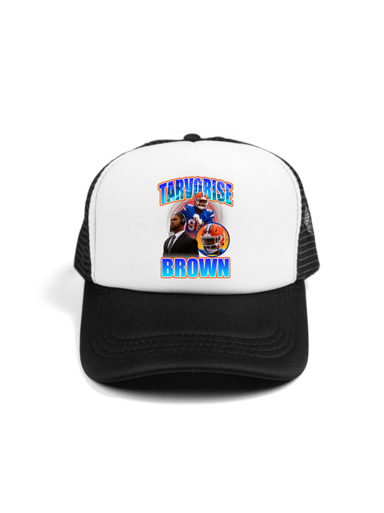 Tarvorise Brown Collage Trucker Hat