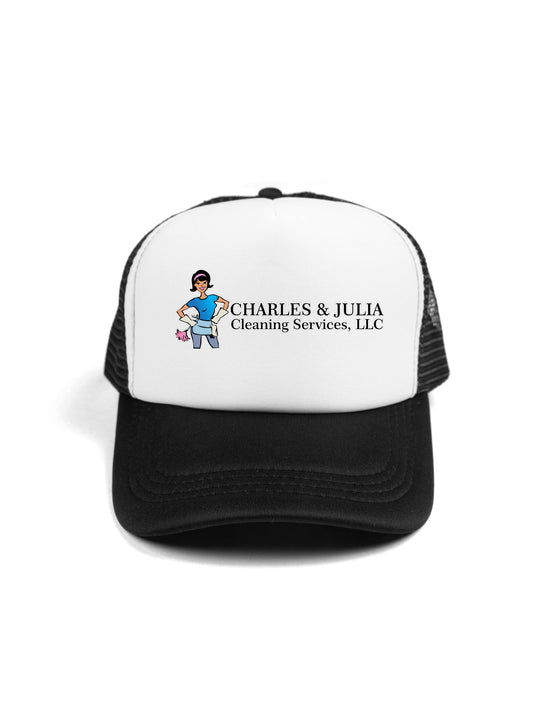 Charles and Julia Cleaning Trucker Hat