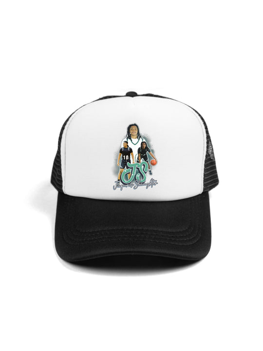 Jaquris Slaughter Initials Trucker Hat