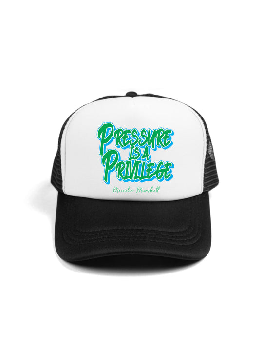 Mecailin Marshall Slogan Trucker Hat