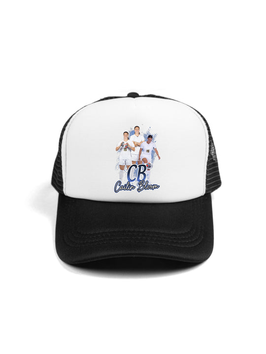 Cailin Bloom Initials Trucker Hat