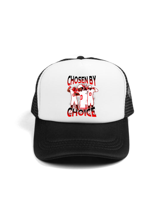 Emmanuel Choice Collage Trucker Hat