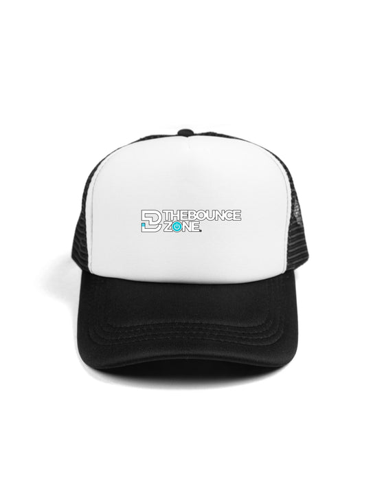 Bounce Zone White Logo Trucker Hat