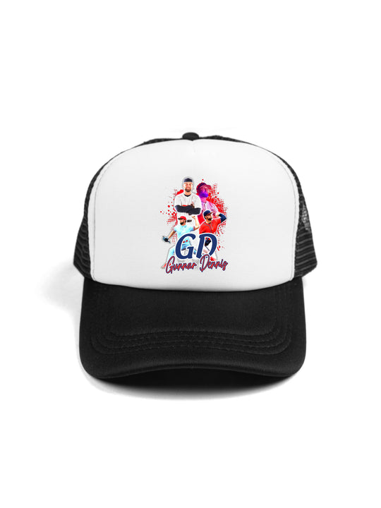 Gunnar Dennis Initials Trucker Hat