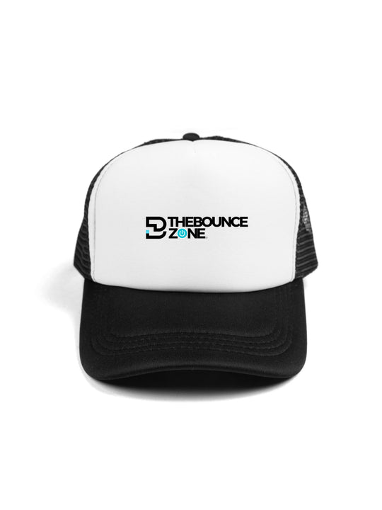 Bounce Zone Black Logo Trucker Hat