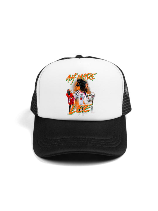 Ahmare Lee Collage Trucker Hat