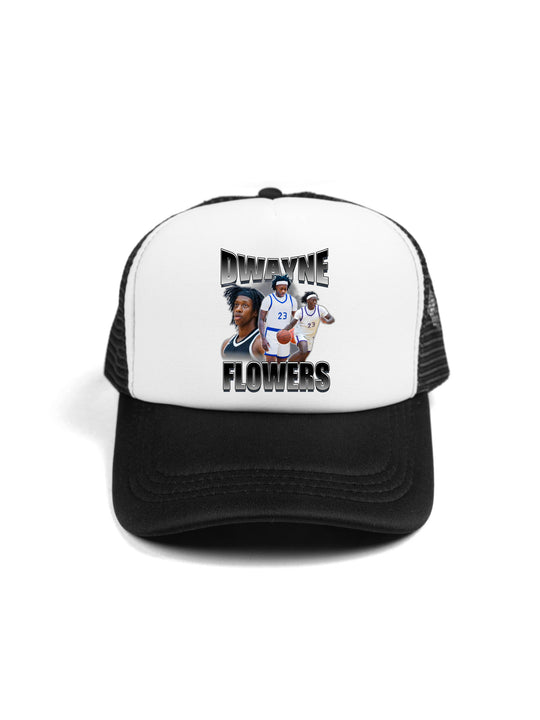 Dwayne Flowers Collage Trucker Hat