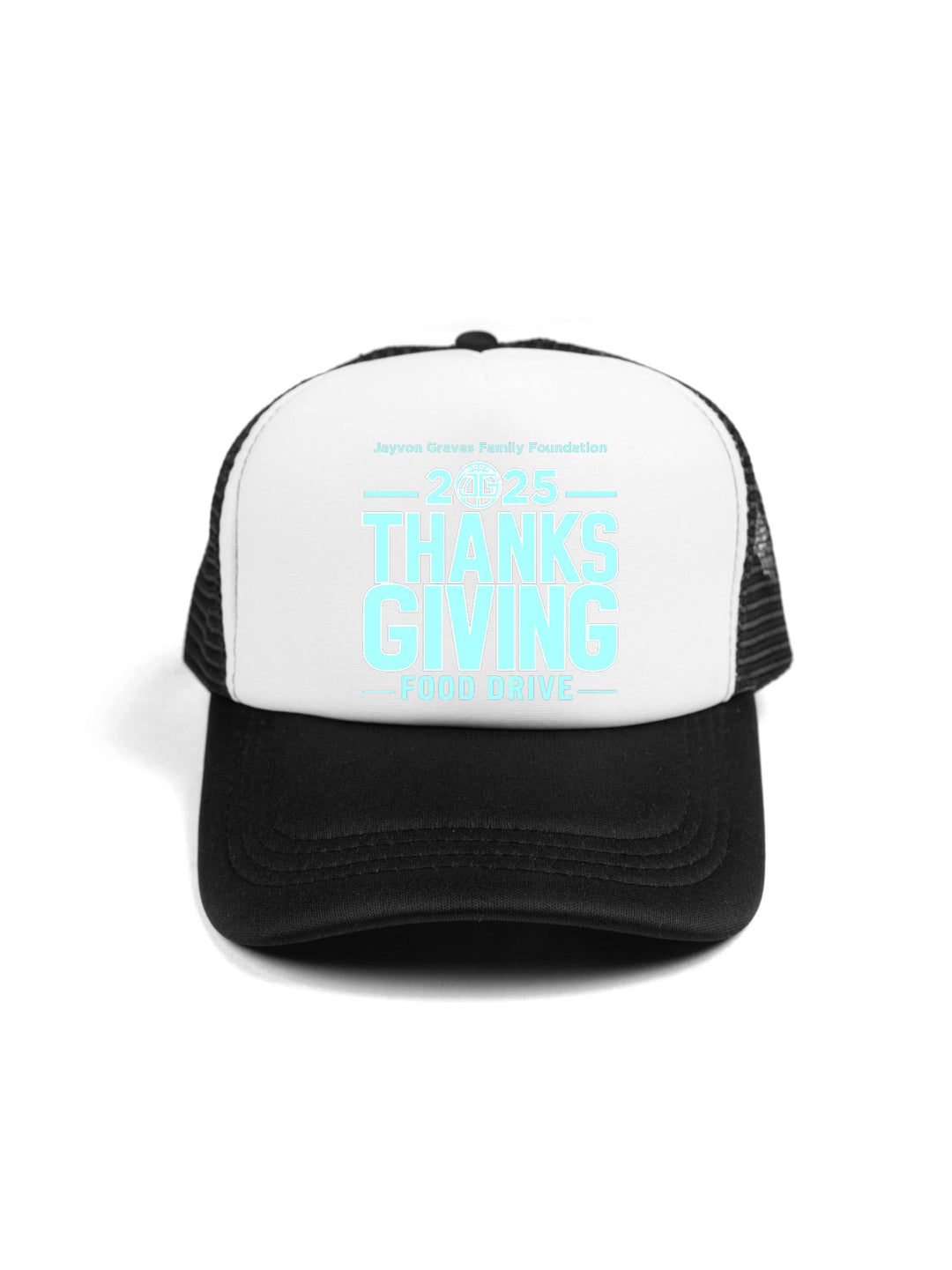 Jayvon Graves Foundation 2025 Thanks Giving Blue R Trucker Hat