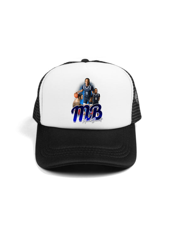 Marcus Burnett Initials Trucker Hat