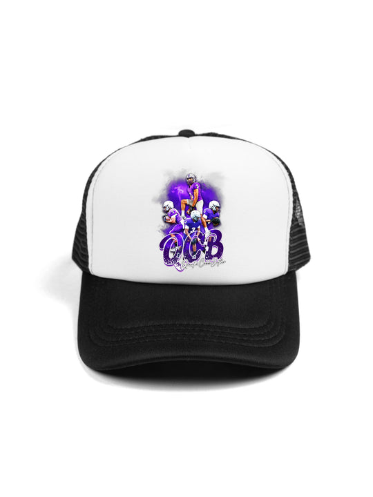 Quentin Cobb Butler Collage Trucker Hat