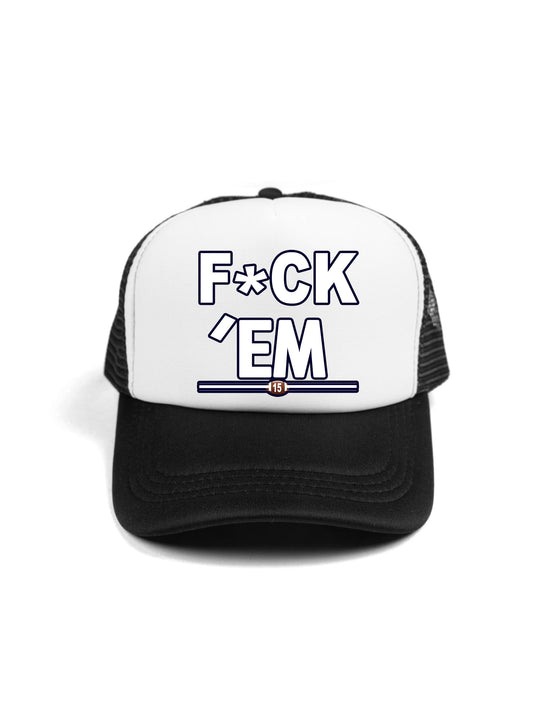 FCK Em Logo Trucker Hat