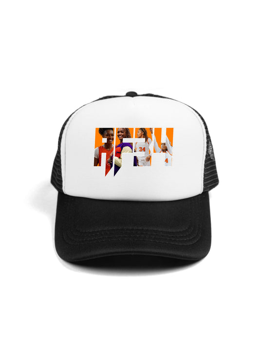 Amani Freeman Initials Trucker Hat