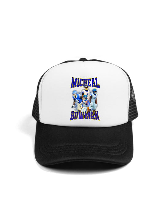 Micheal Bowman Collage Trucker Hat