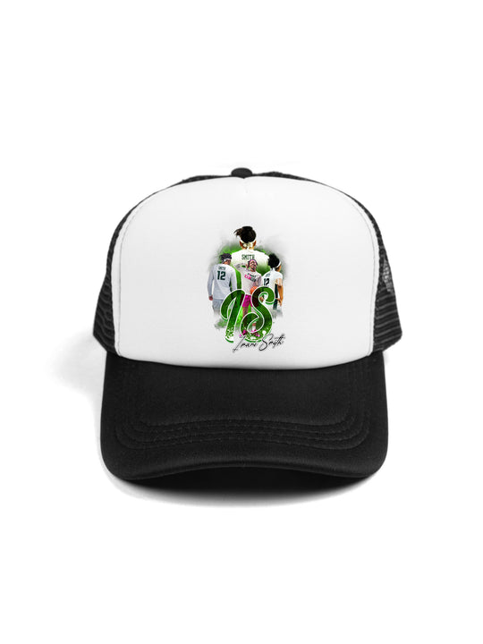 Imani Smith Initials Trucker Hat