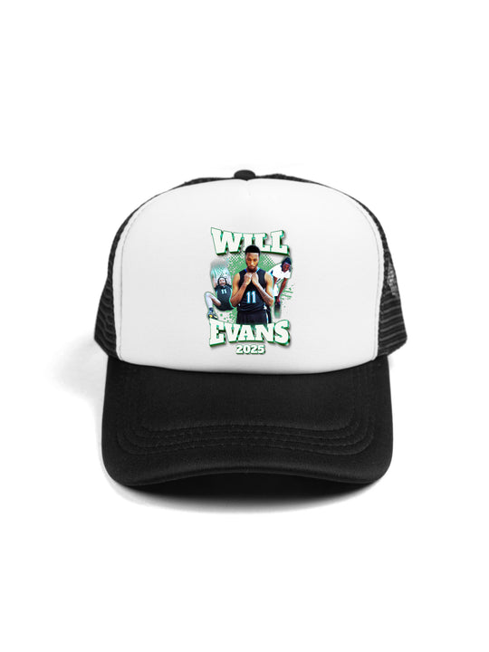 Will Evans 2025 Collage Trucker Hat