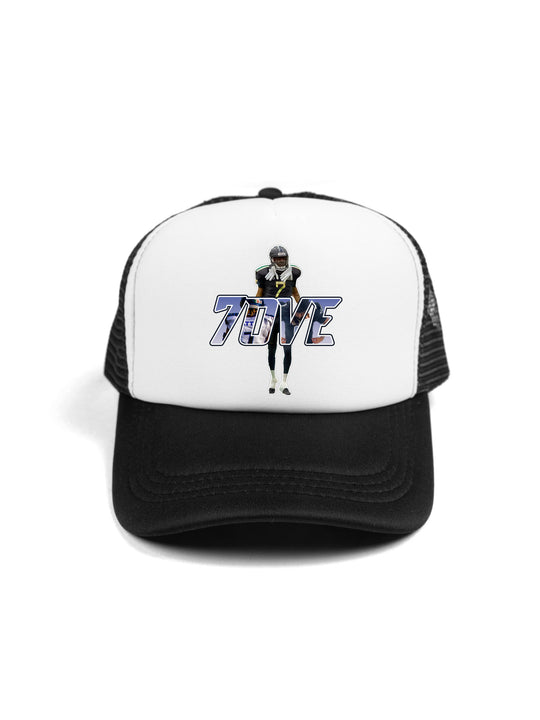 Quantaye Battle Logo Trucker Hat
