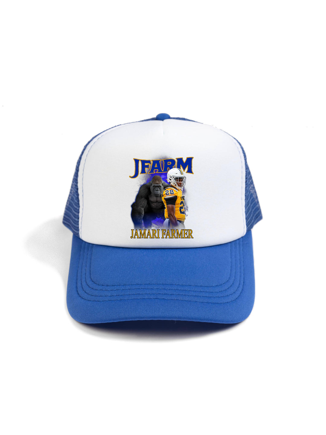 Jamari Farmer Gorilla Collage Trucker Hat