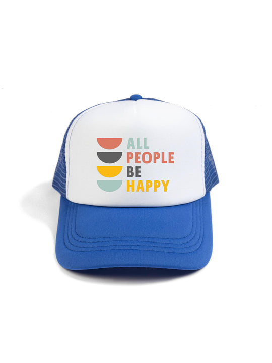 All People Be Happy Logo Trucker Hat