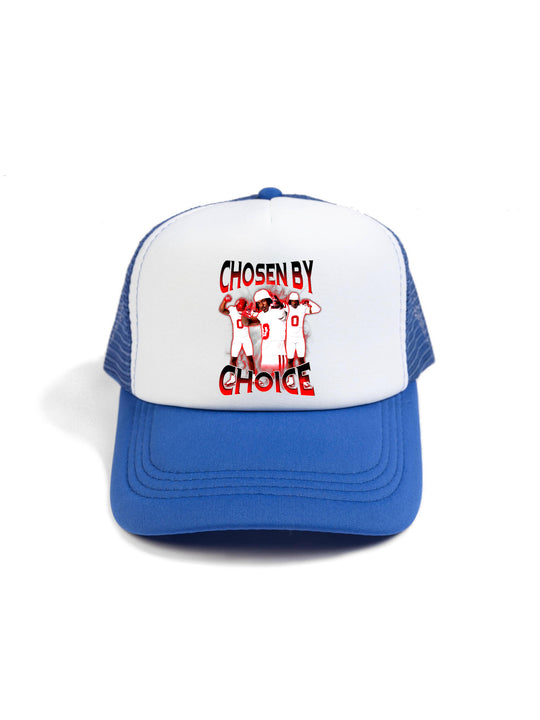 Emmanuel Choice Collage Trucker Hat