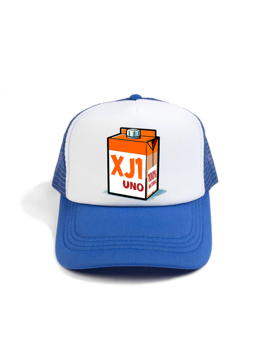 XJ1 Juice Box Trucker Hat