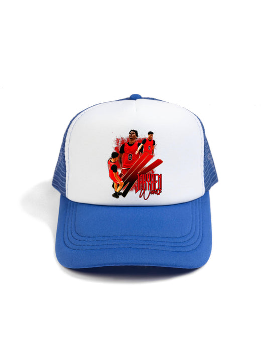 Jakyren Woods Collage Trucker Hat
