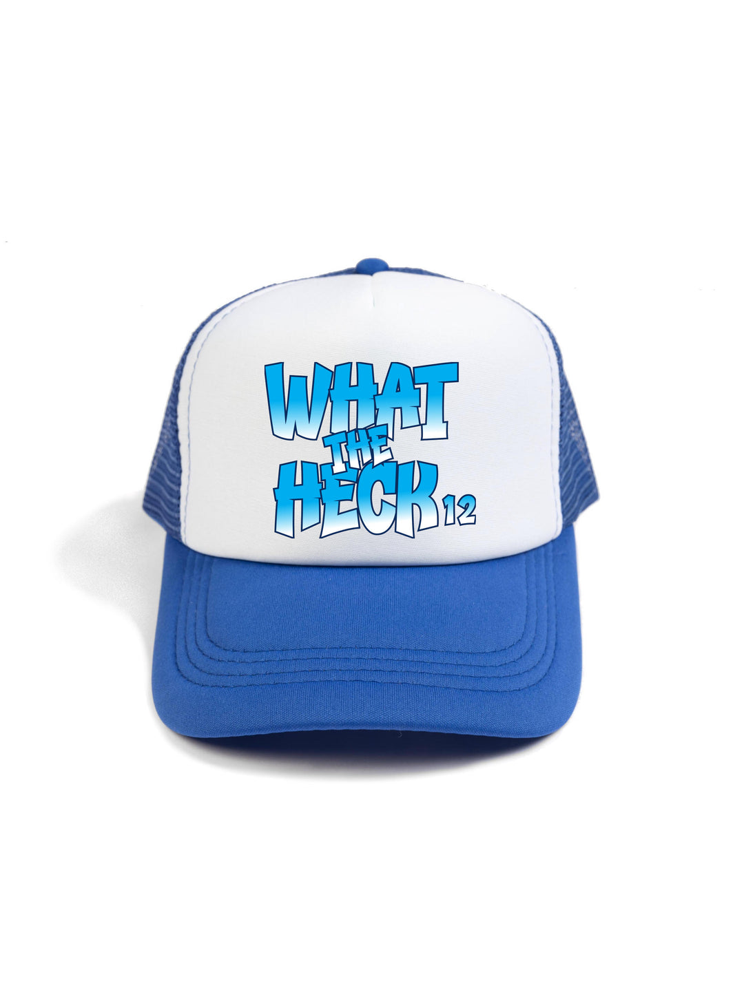 What The Heck Logo Trucker Hat