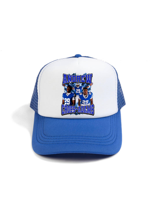 Andrew Cross Adams Collage Trucker Hat