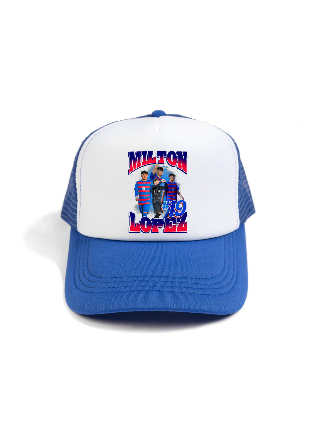Milton Lopez Collage Trucker Hat