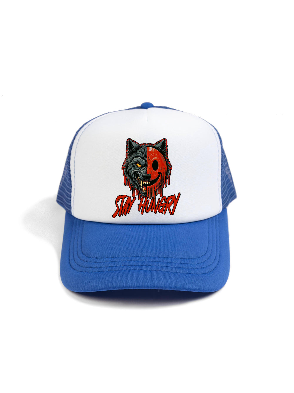 Stay Hungry Wolf Trucker Hat