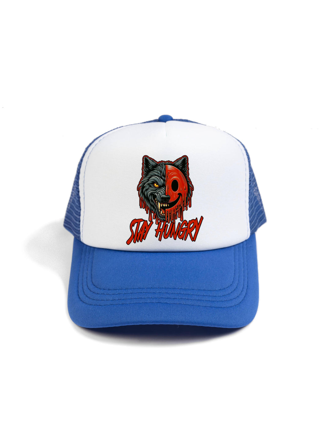 Stay Hungry Wolf Trucker Hat