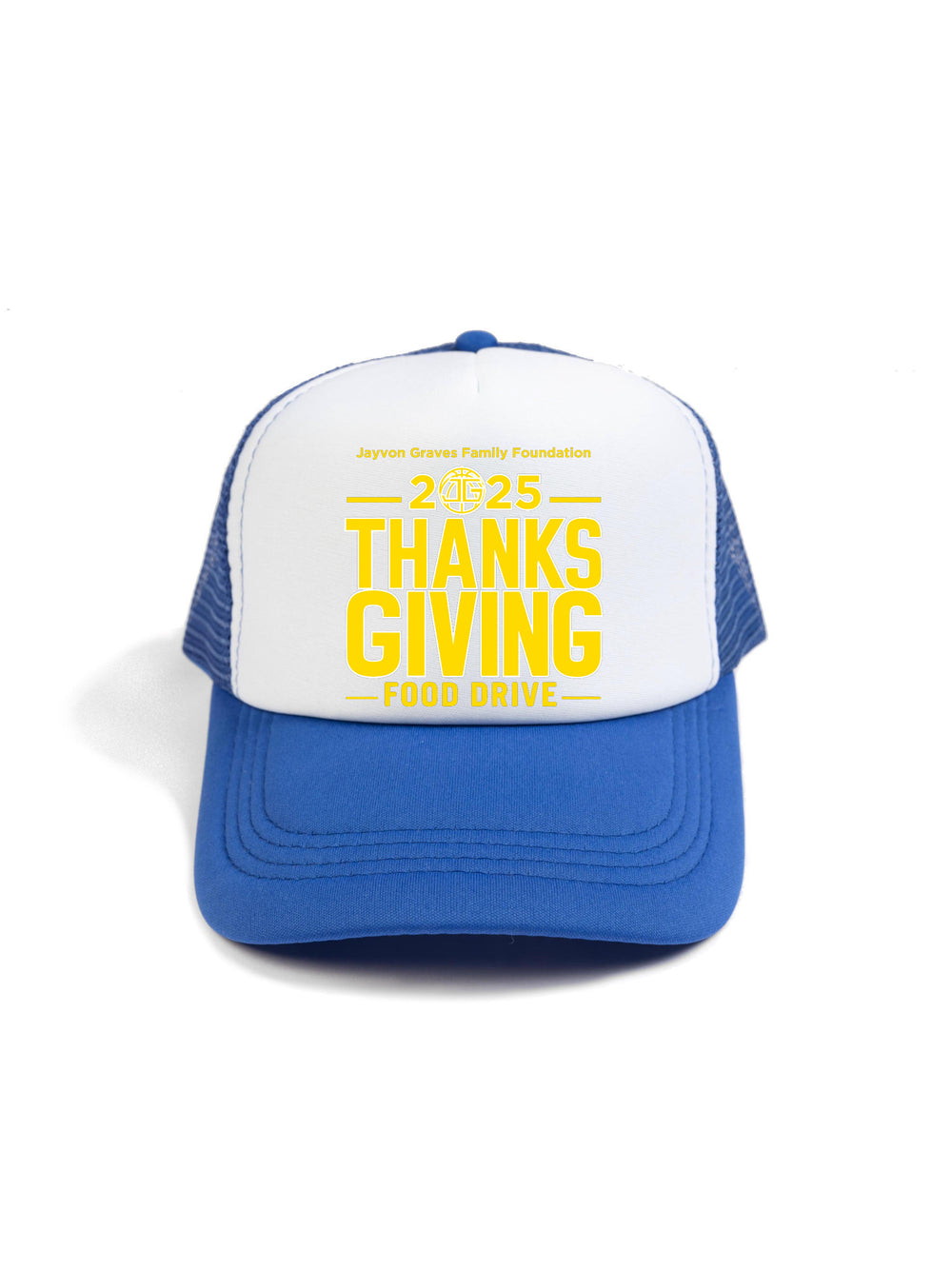 Jayvon Graves Foundation 2025 Thanks Giving Yellow R Trucker Hat