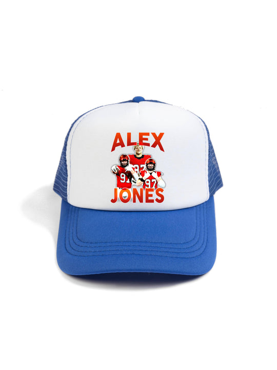 Alex Jones Collage Trucker Hat