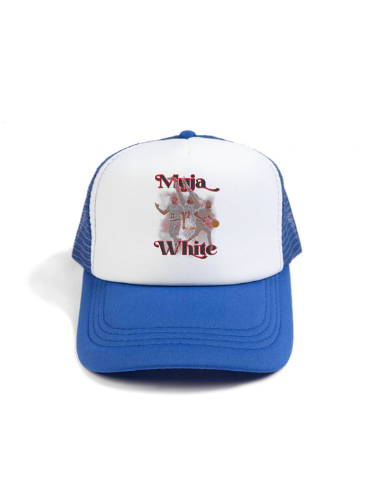 Myja White Trucker Hat