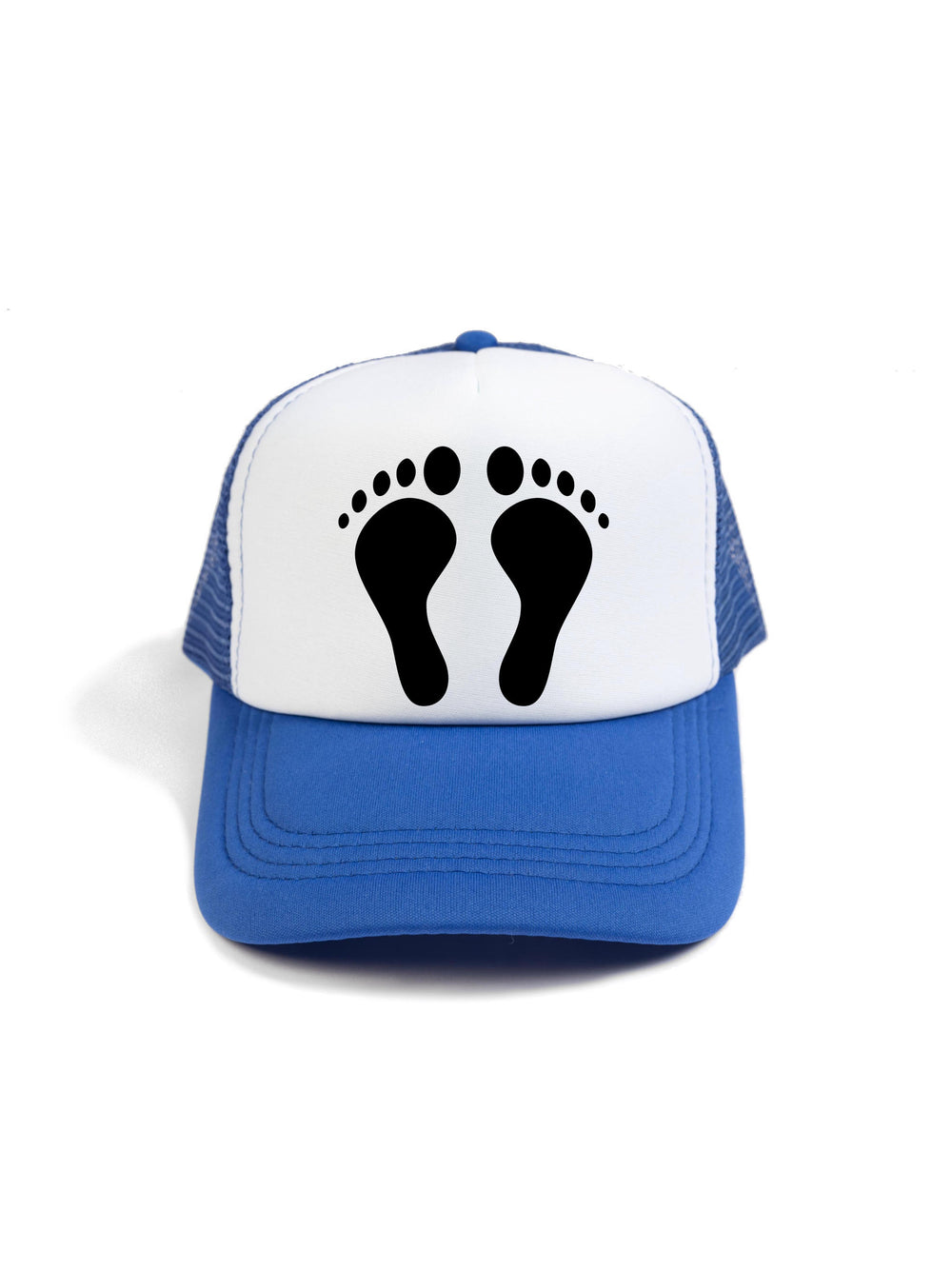 KP Footprint Black Trucker Hat