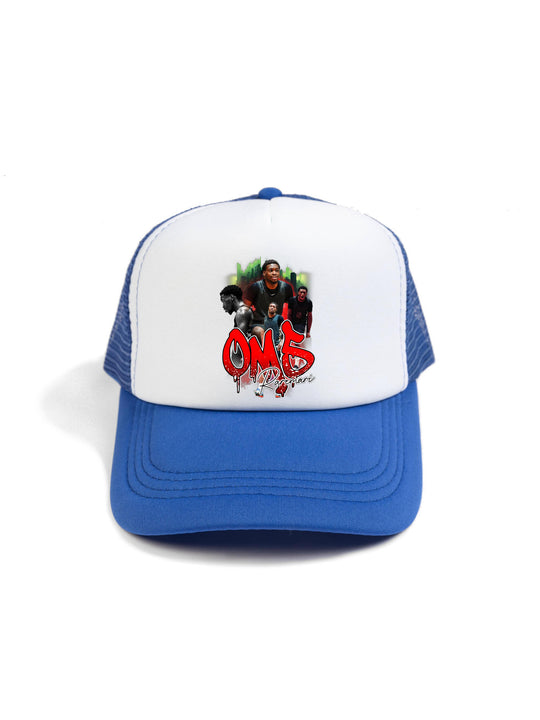Omari Moore Initials Trucker Hat